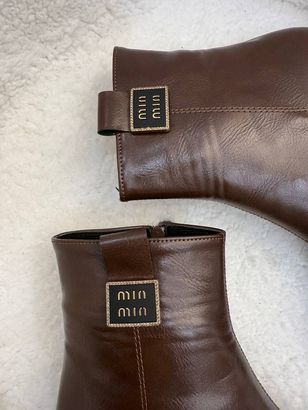نیمبوت پاشنه دار miu miu